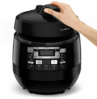 Мультиварка-скороварка Moulinex Quickchef CE430832, черный 