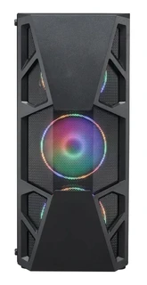 Корпус Formula CL-3303B RGB, без БП, черный 