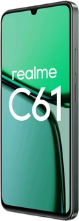 Смартфон 6.74" Realme C61 4G 8/256GB, темно-зеленый 