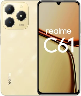 Смартфон 6.74" Realme C61 4G 8/256GB, золотой 