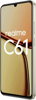 Смартфон 6.74" Realme C61 4G 8/256GB, золотой 