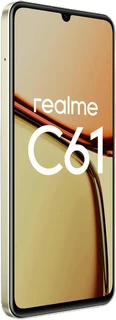 Смартфон 6.74" Realme C61 4G 8/256GB, золотой 