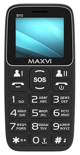 Сотовый телефон Maxvi B110, черный 