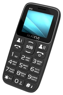 Сотовый телефон Maxvi B110, черный 