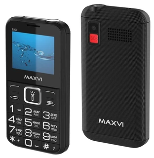 Сотовый телефон Maxvi B200, черный 