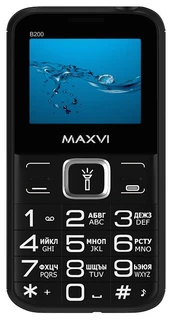 Сотовый телефон Maxvi B200, черный 