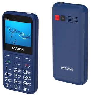 Сотовый телефон Maxvi B231ds, синий 