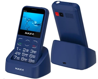 Сотовый телефон Maxvi B231ds, синий 