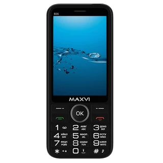 Сотовый телефон Maxvi B35, черный 