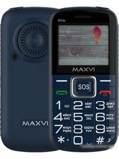 Сотовый телефон Maxvi B5ds, синий 