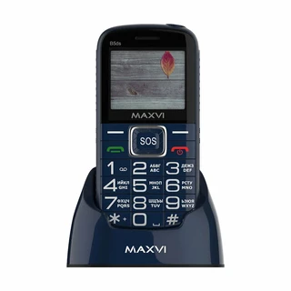 Сотовый телефон Maxvi B5ds, синий 