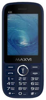 Сотовый телефон Maxvi K20, синий 