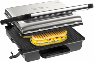 Электрогриль Tefal Panini Grill GC241D38, черный/серебристый 