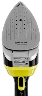 Отпариватель ручной BRAYER BR4126, серый/желтый 