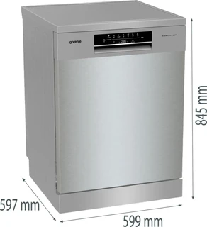 Посудомоечная машина Gorenje GS643D90X, серебристый 