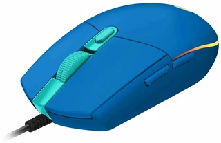 Мышь игровая Logitech G203, синий 