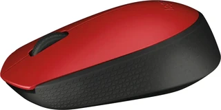 Мышь беспроводная Logitech M171, красный/черный 