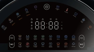 Стиральная машина с сушкой Бирюса WMD-SG1514/15 W, перламутровый синий 