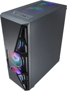 Системный блок AMD Ryzen 7 5700X/B550/32GB/RX 7600 XT 16GB/SSD 1TB/LED ATX CL-3303B RGB 700W/DOS [199111] 