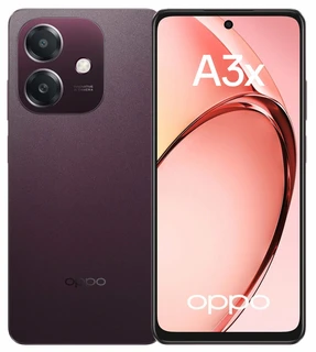 Смартфон 6.67" OPPO A3x 4/128GB, бургунди 