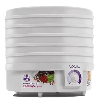 Сушилка для овощей и фруктов VAIL VL-5107, белый 