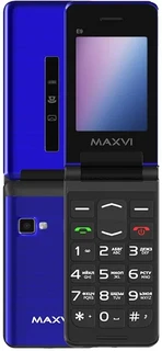 Сотовый телефон Maxvi E9, синий 