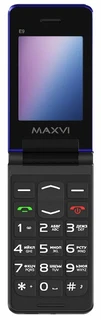 Сотовый телефон Maxvi E9, синий 