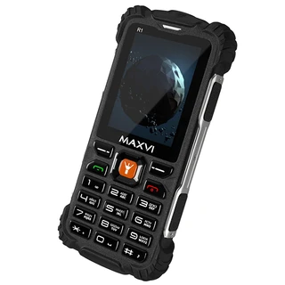 Сотовый телефон Maxvi R1, черный 