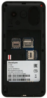 Сотовый телефон Xenium X700, черный 