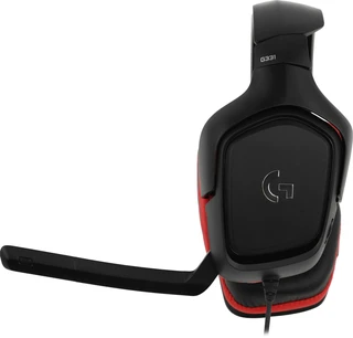 Гарнитура игровая Logitech G331, черный/красный 