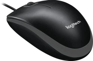 Мышь проводная Logitech B100 