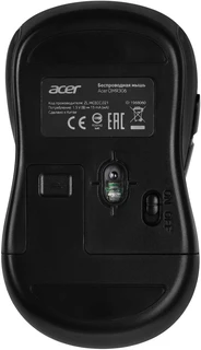 Мышь беспроводная Acer OMR306, черный/серый 