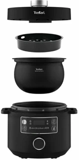 Мультиварка-скороварка Tefal Turbo Cuisine CY753832, чёрный 