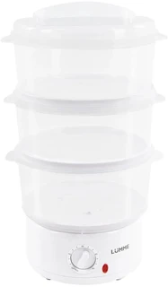 Пароварка LUMME LU-FS1407A, белый 