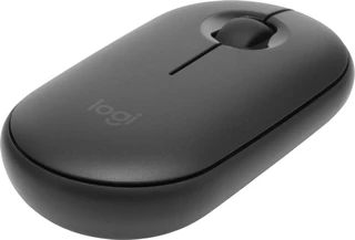 Мышь беспроводная Logitech M350 Pebble, темно-серый 