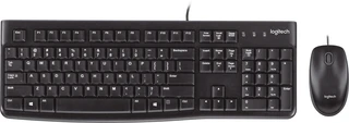 Комплект проводной Logitech MK120, черный 