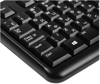 Комплект проводной Logitech MK120, черный 