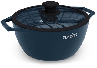 Кастрюля Tesoro Florence Induction Total Blue, 3 л 