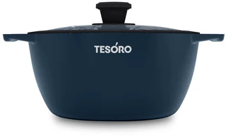 Кастрюля Tesoro Florence Induction Total Blue, 3 л 