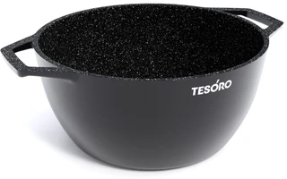 Кастрюля Tesoro Florence Induction Total Dark, 3 л 