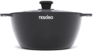 Кастрюля Tesoro Florence Induction Total Dark, 3 л 