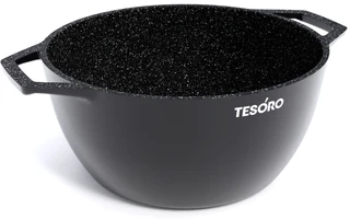 Кастрюля Tesoro Florence Induction Total Dark, 4 л 