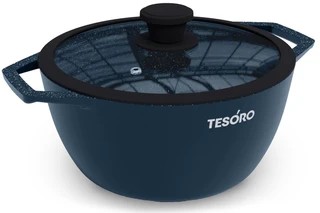 Кастрюля Tesoro Florence Induction Total Blue, 4 л 