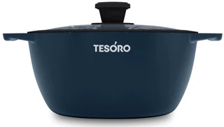 Кастрюля Tesoro Florence Induction Total Blue, 4 л 