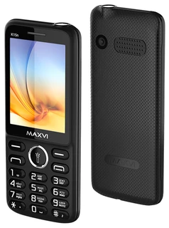 Сотовый телефон Maxvi K15n, черный 