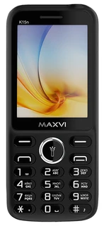 Сотовый телефон Maxvi K15n, черный 