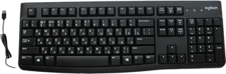 Клавиатура проводная Logitech K120, черный 