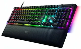 Клавиатура игровая Razer BlackWidow V4 Yellow Switch, черный 