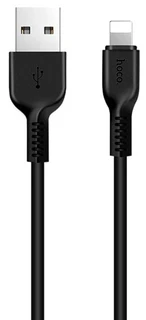 Кабель hoco X20 Flash USB2.0 Am - Lightning 3 м, черный 