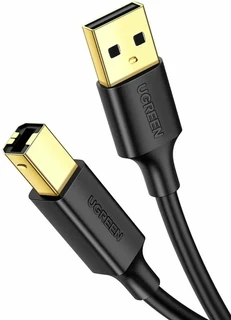 Кабель uGreen US135 USB2.0 Am-Bm, 2 м